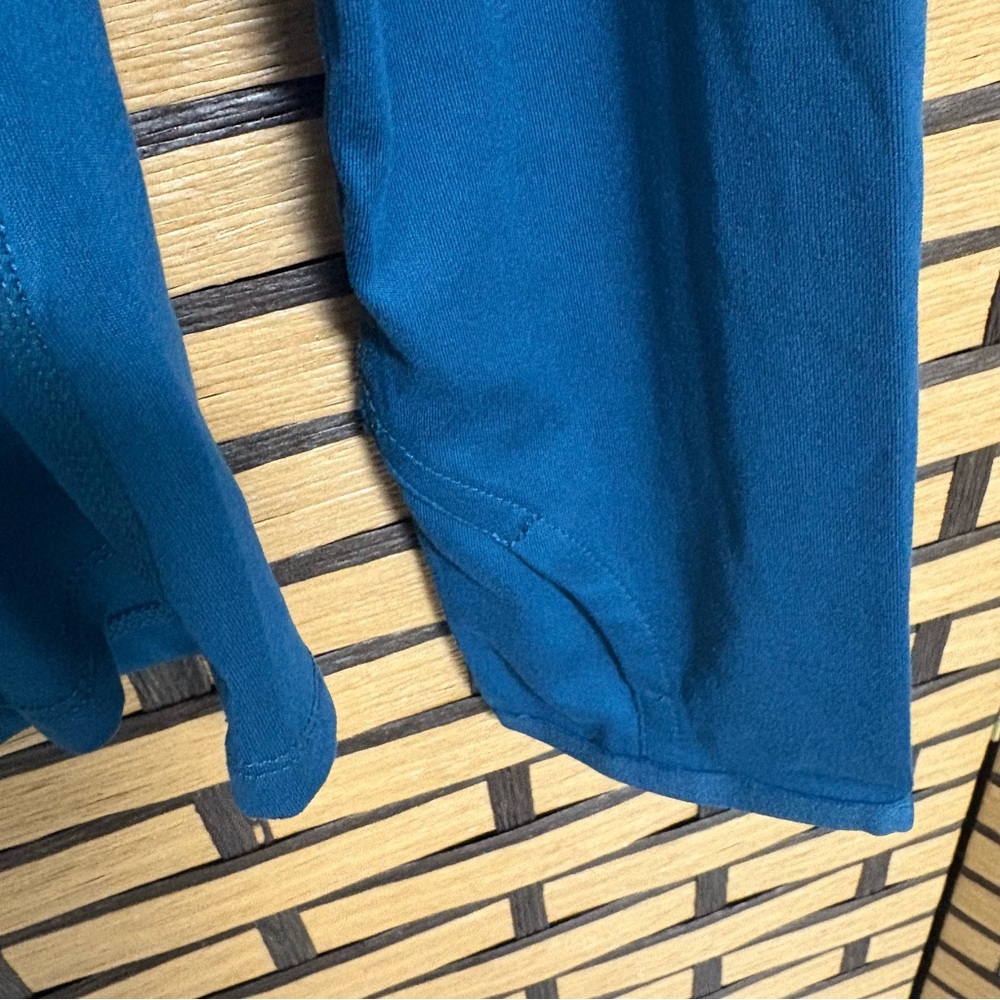 Juicy Couture Sport Teal Half Zip Run‎ Top Medium - Picture 5 of 8